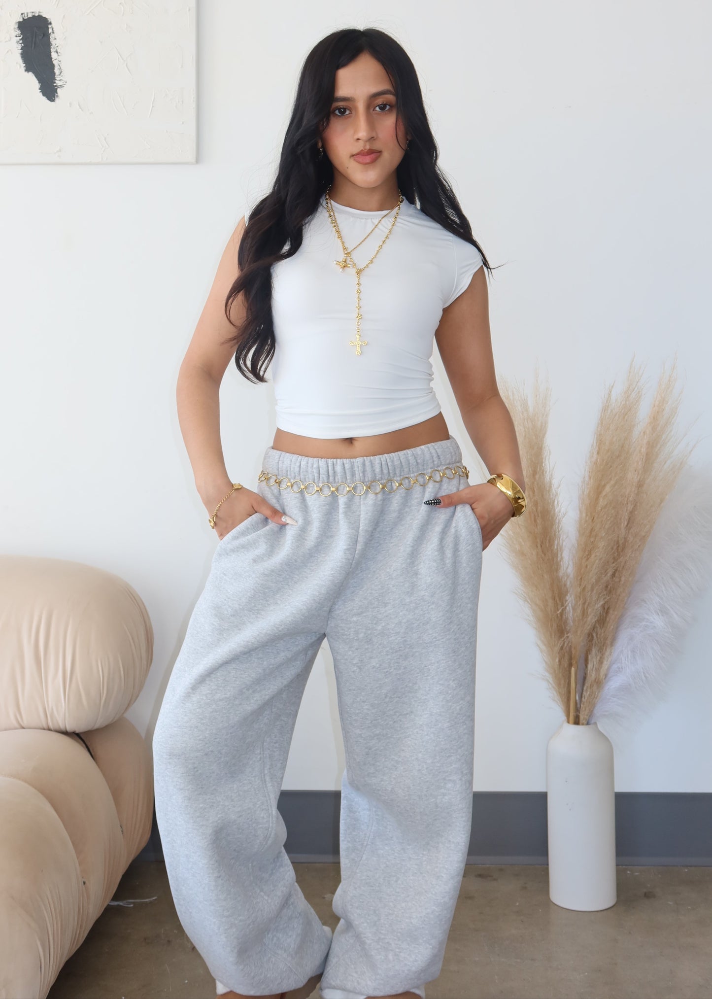 "Sweatpants that Sweatpant" in Grey