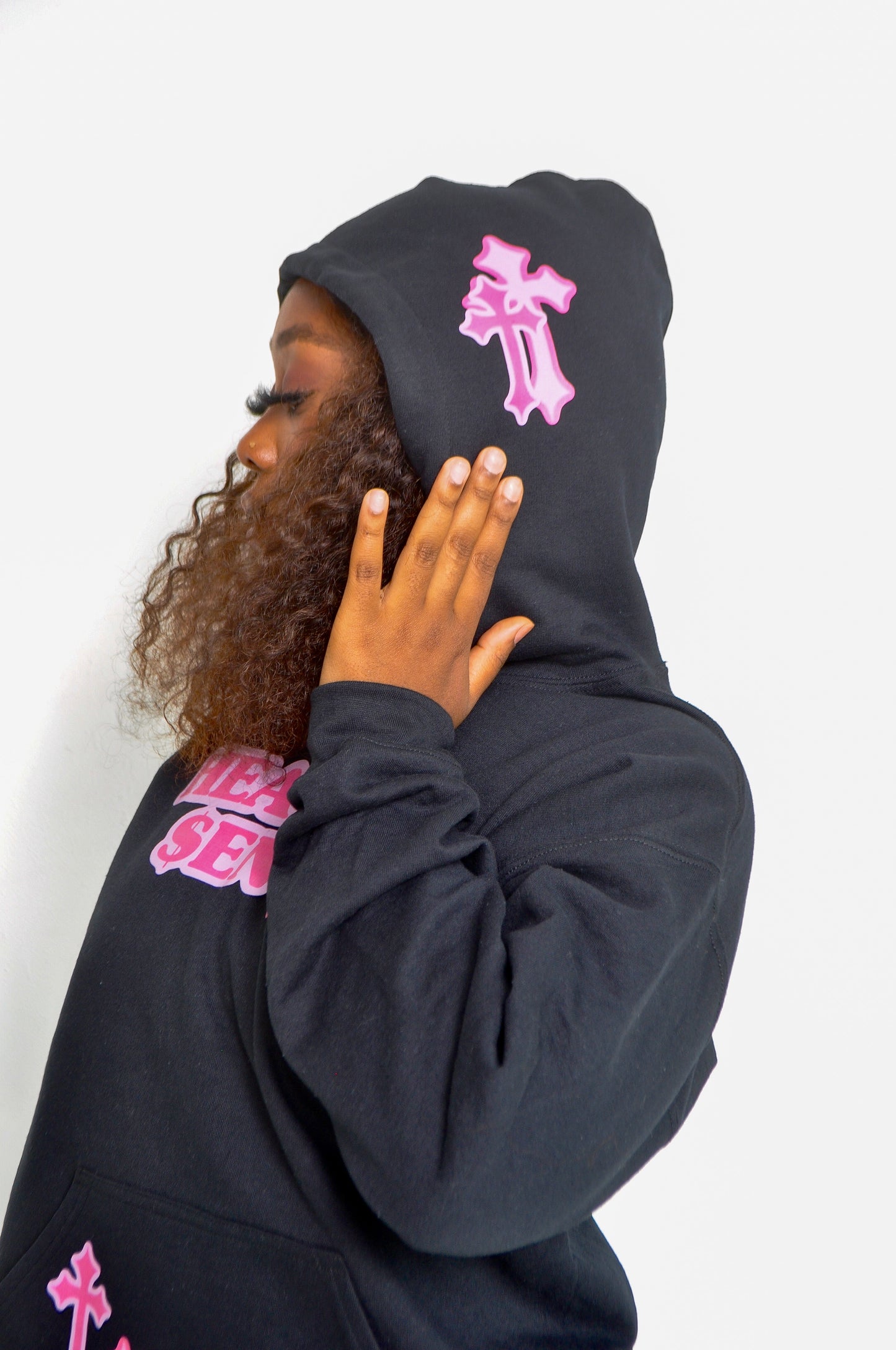 "Heaven Sent" Black Hoodie