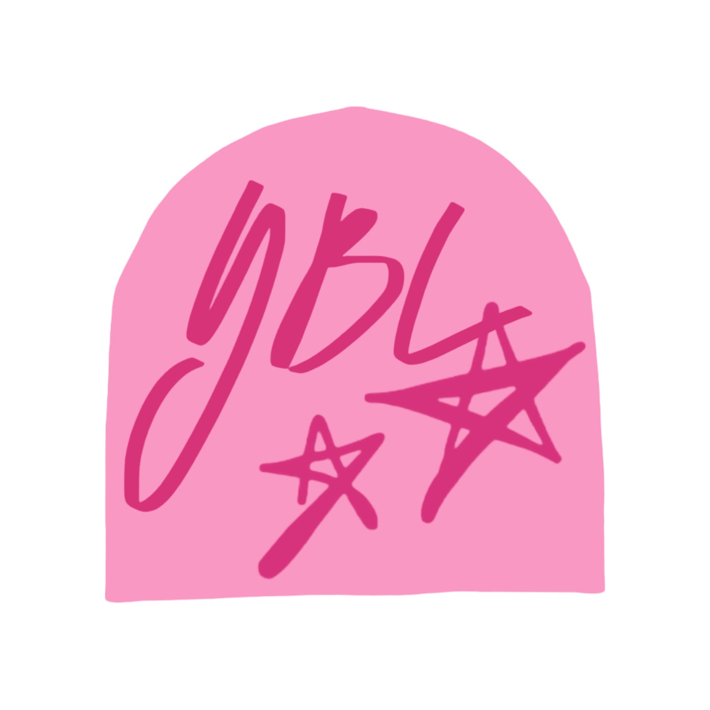 Pink YBL Star Beanie