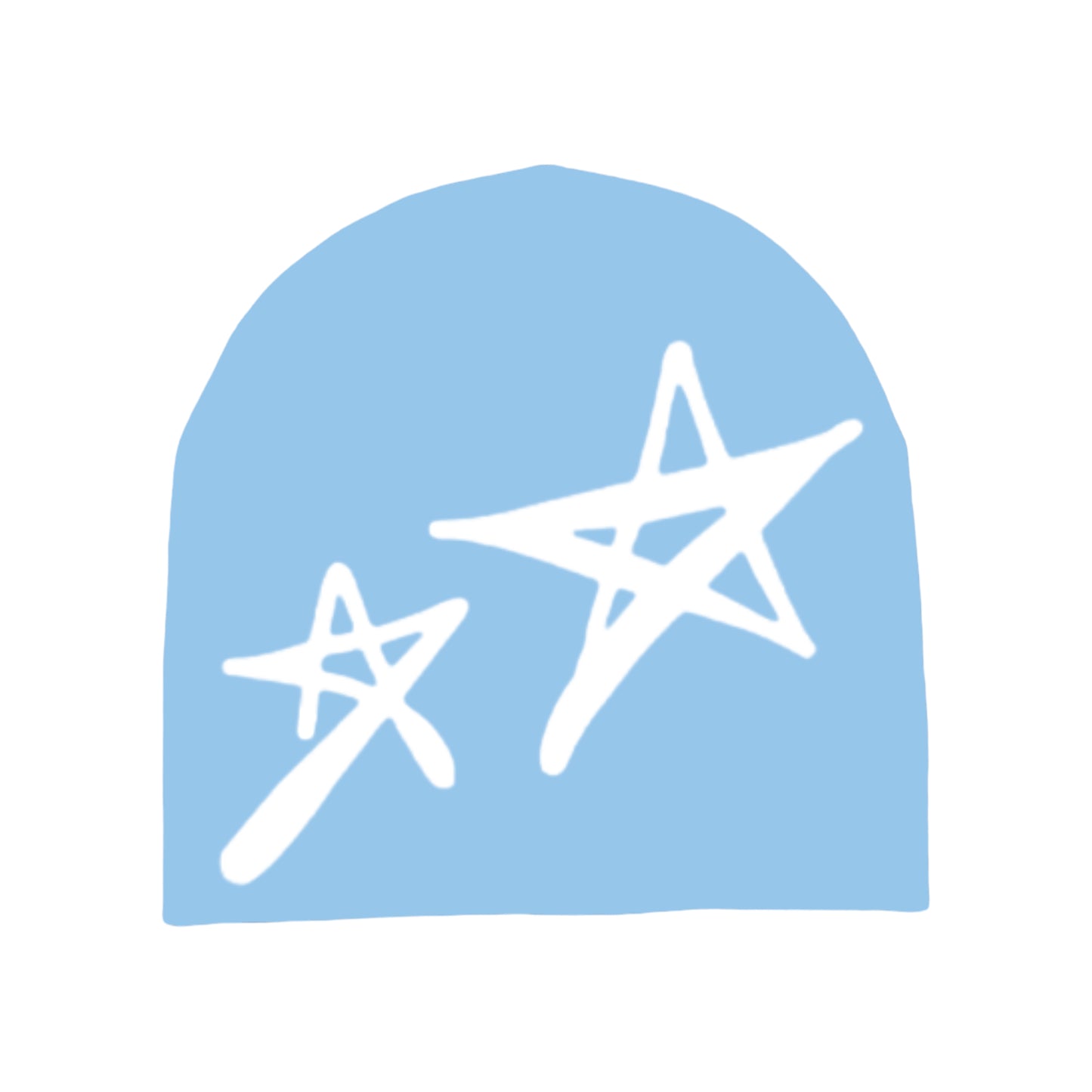Icy Blue YBL Star Beanie