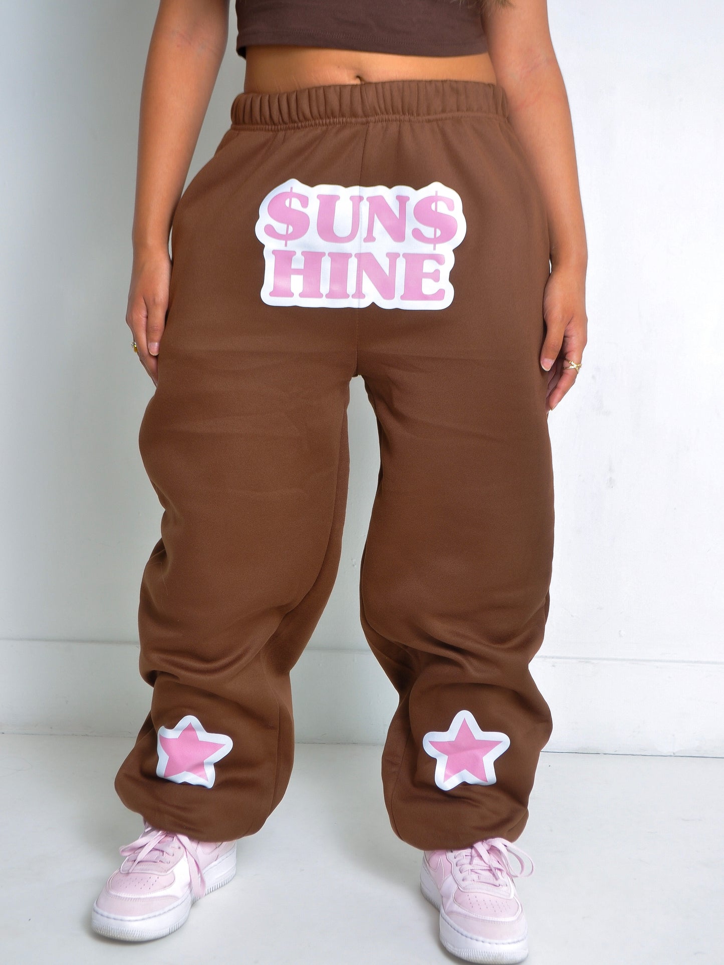 "$un$hine" Brown Sweatpants