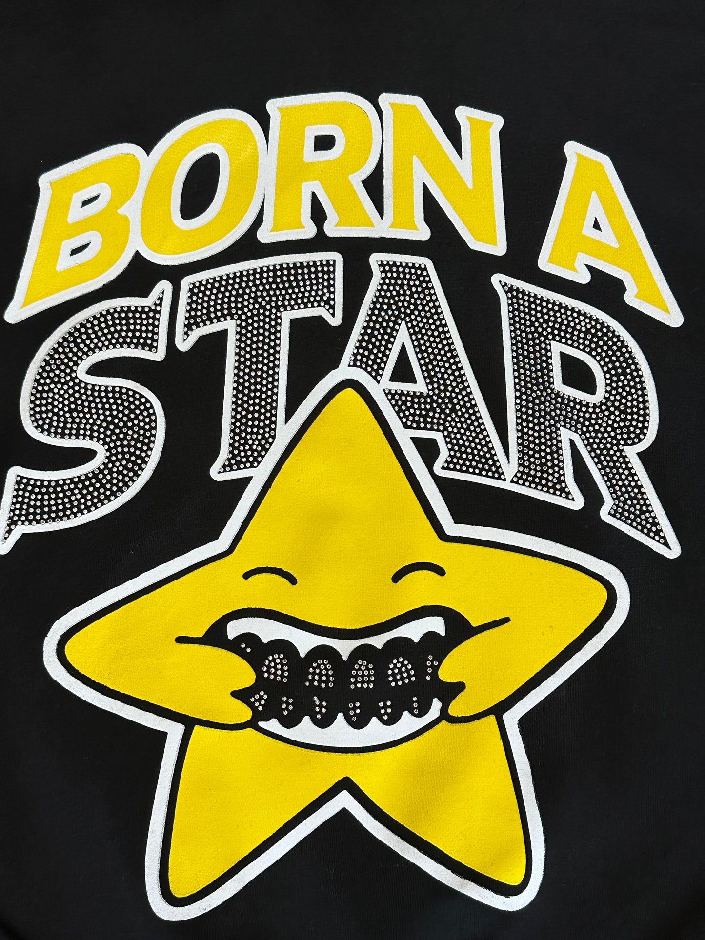 “Born a Star” Rhinestone Hoodie