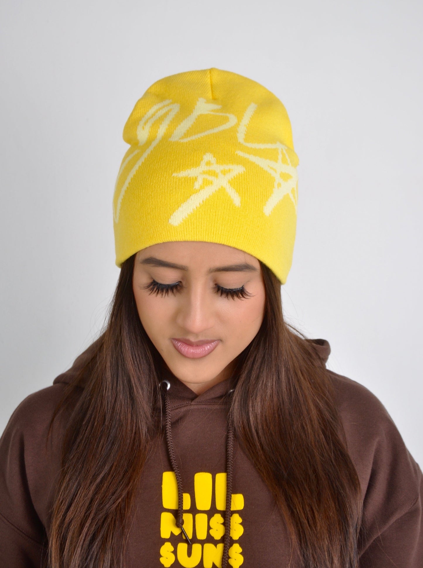 Yellow YBL Star Beanie