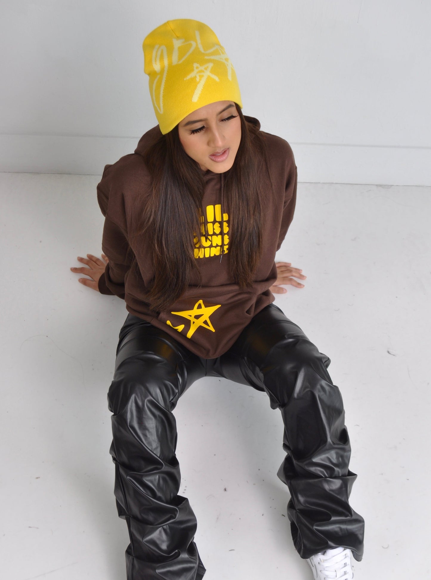 Yellow YBL Star Beanie