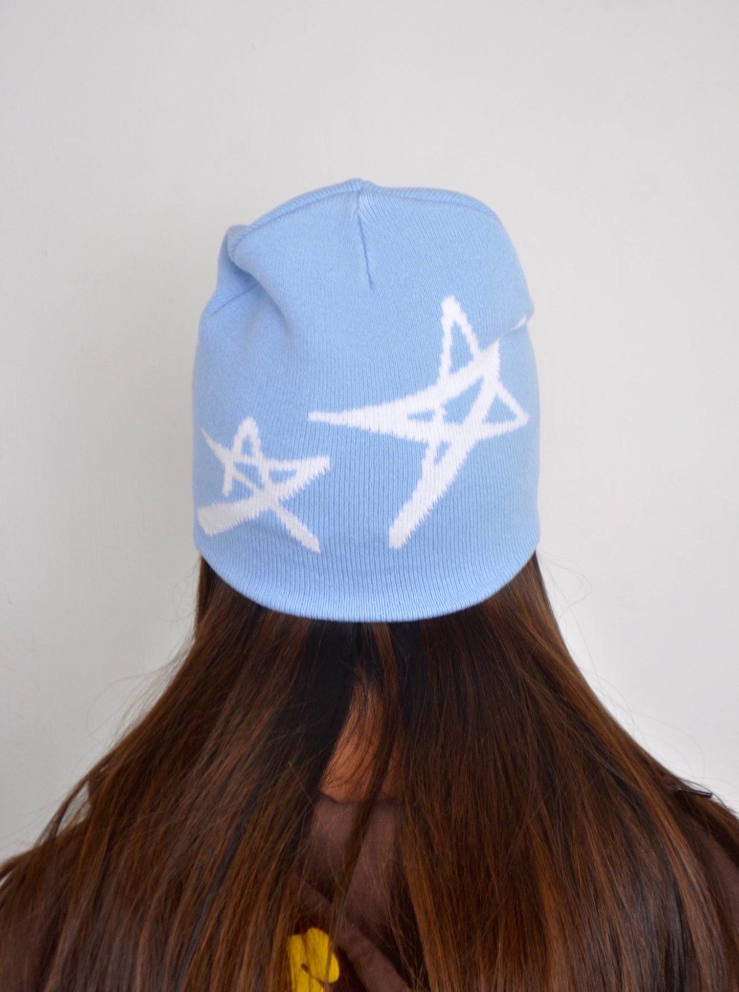 Icy Blue YBL Star Beanie