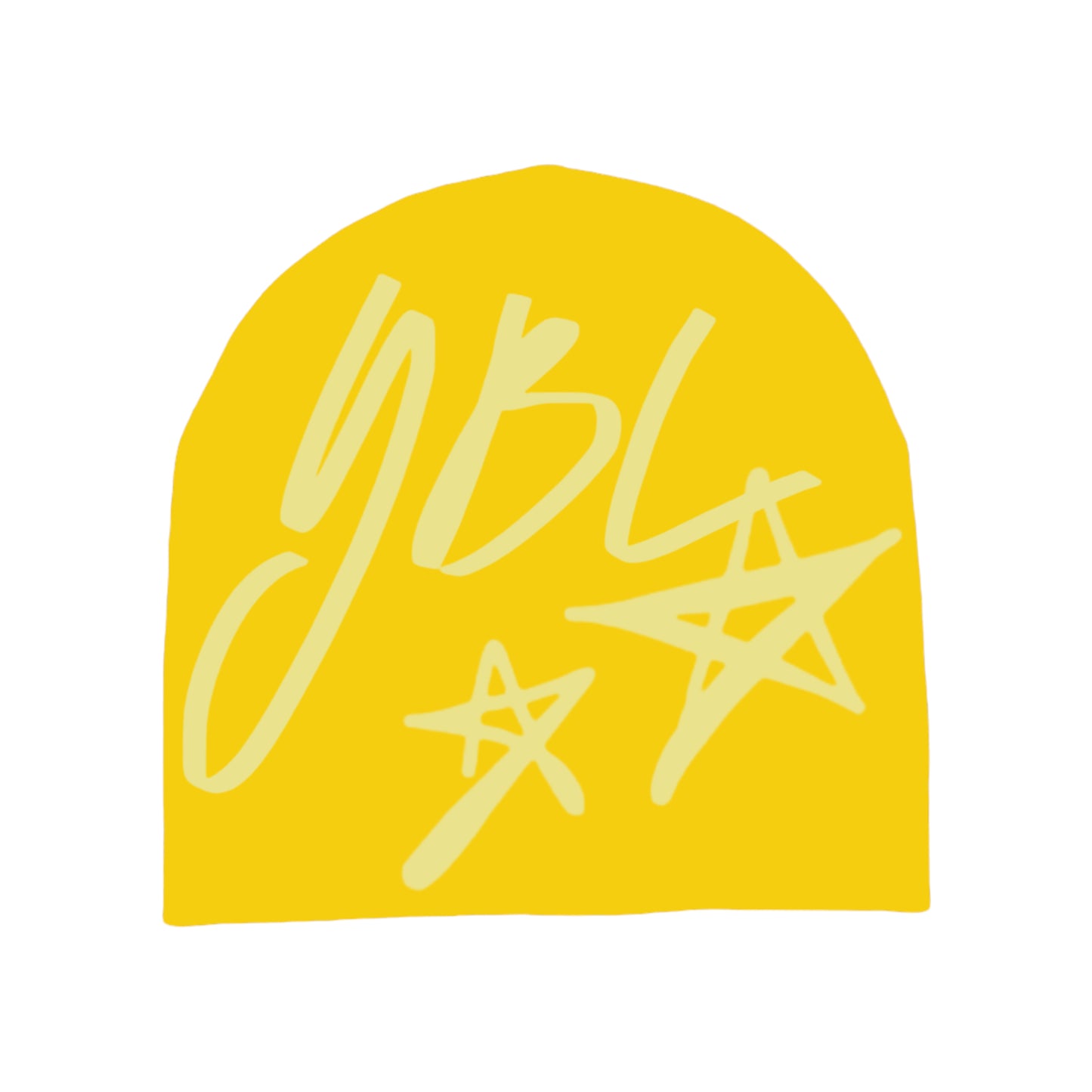 Yellow YBL Star Beanie