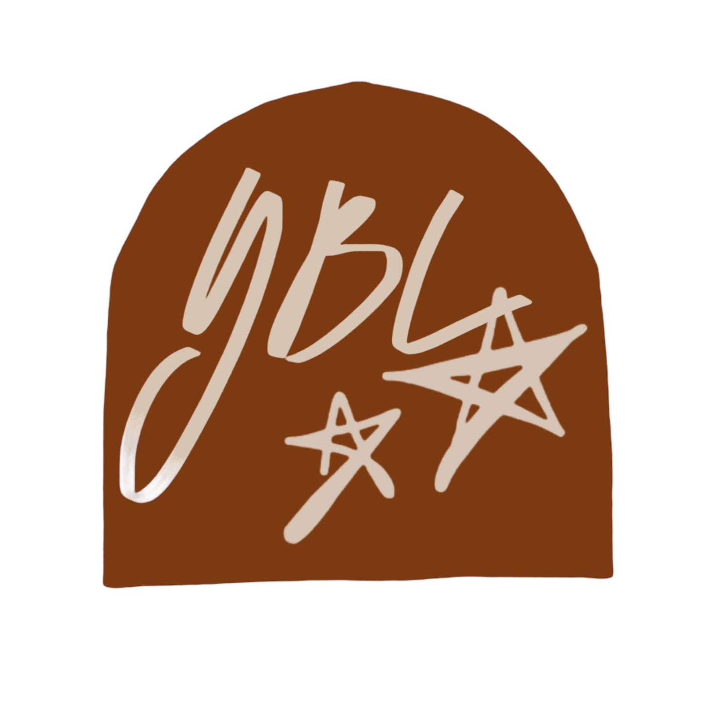 Brown YBL Star Beanie