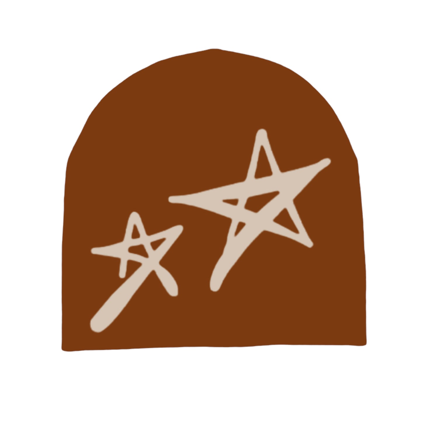Brown YBL Star Beanie